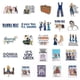 thumbnail image 2 of 50 pcs Music Movie Mamma Mia Hydro Flask Graffiti Luggage Laptop Phone Stickers, 2 of 5
