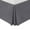 1394 Gray, variant on Mellanni Iconic Collection Ruffled Microfiber Bed Skirt 15" Drop, Twin, Brick Red