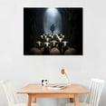 thumbnail image 2 of Orinice Farm Animal Wall Art Farmhouse Sheep Pictures Rustic Wall Art Goat Painting Farm Sheep Wall Decor Rustic Animal Prints Farmhouse  Country Animals Canvas for Bedroom Kitchen 20x16in, 2 of 6