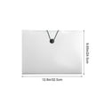thumbnail image 3 of Deals of The Day Clearance! A4 Accordion File Bag 8 Grids Large Capacity Test Paper And Tickets Storage Bag Multi Layer Transparent Office Classification Folder, 3 of 6