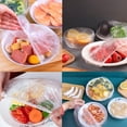 thumbnail image 5 of Bolsas de mantenimiento fresco, bolsas de sellado de plástico, cubierta de alimentos, sello universal de cocina, tapas de mantenimiento fresco (100 unidades), 5 of 5