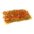 thumbnail image 1 of Modelo de nido de hierba, simulación de césped, decoración, modelo de terreno a mano, césped artificial para diseño de terreno de juego rojo naranja, 1 of 8