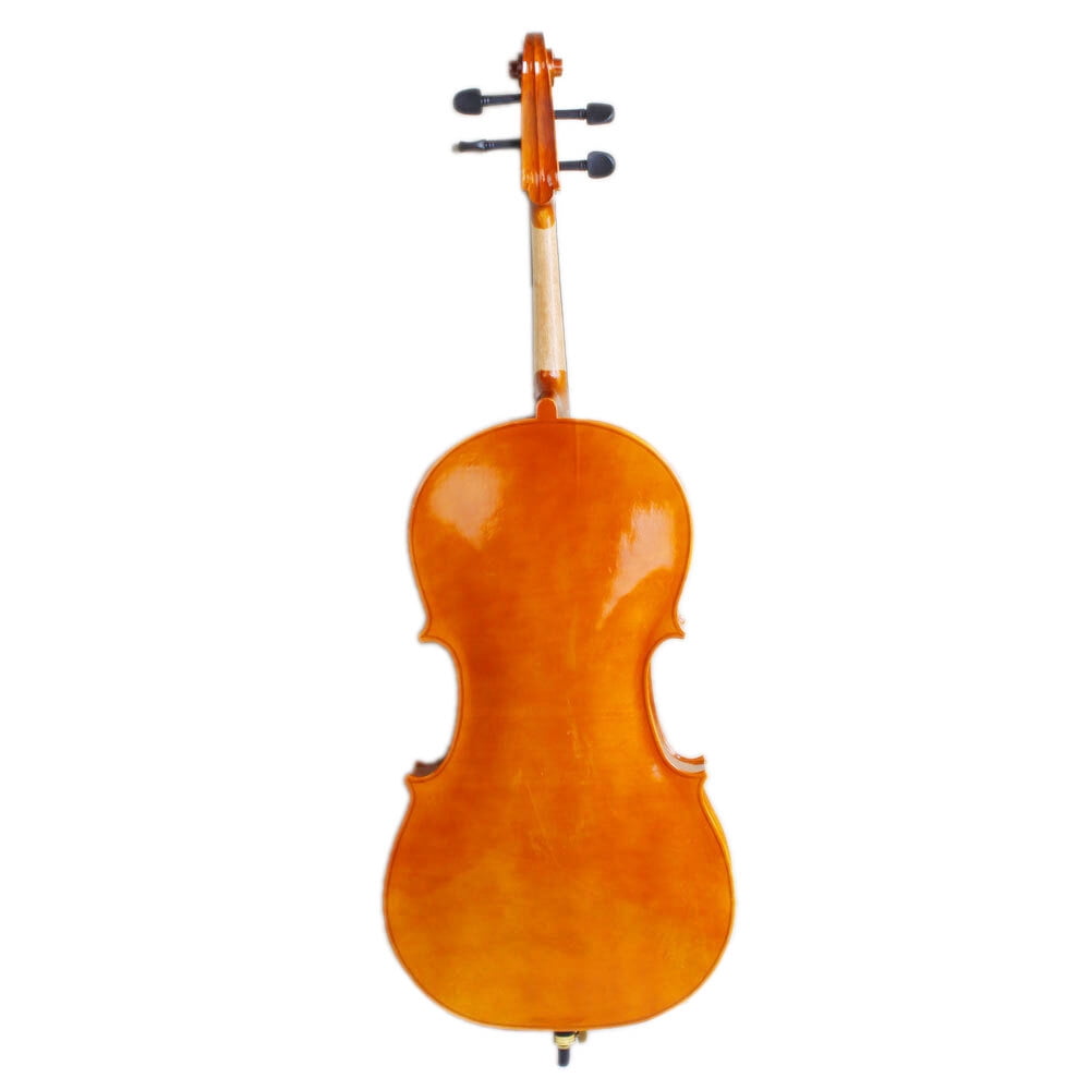 Hassch 4/4 Acoustic Cello Set Full Size 4-Strings Cello with Case Bow Rosin, Natural