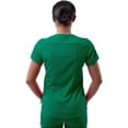 thumbnail image 2 of Adar Pro Scrubs For Women - Modern V-Neck Scrub Top - P7002 - Hunter Green - XL, 2 of 6