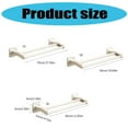 thumbnail image 5 of Strong Adhesive Plastic Bathroom Towel Rack Wall Mounted Space Saving Storage Shelf Large Load-bearing Towels Hanger, 5 of 11