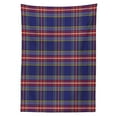 thumbnail image 3 of Ambesonne Plaid Tablecloth Rectangular Table Cover, Scottish Country Style, 60"x90", Indigo Purple, 3 of 4