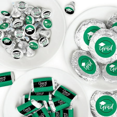 Green Grad - Best is Yet to Come - Mini Candy Bar Wrappers, Round Candy Stickers and Circle Stickers - 2019 Green Graduation Party Candy Favor Sticker Kit - 304 (Best All Round Kite 2019)