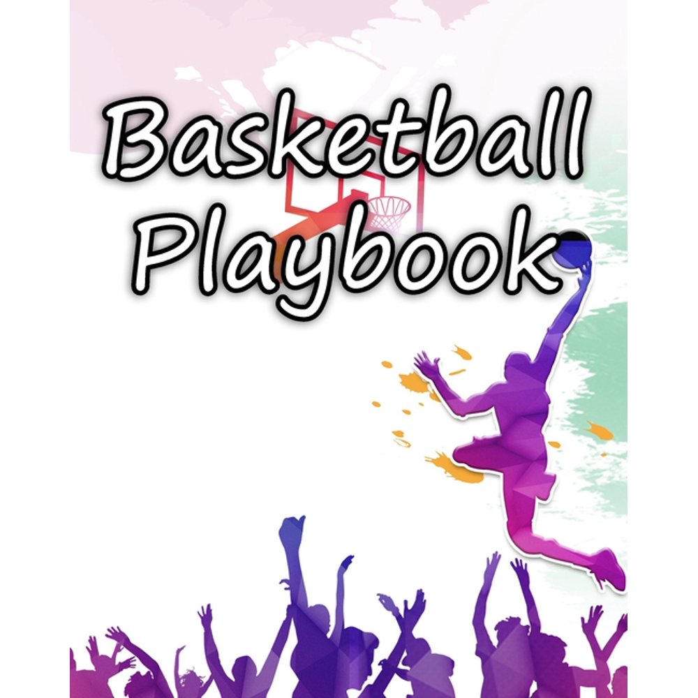 Basketball Playbook Big 8'x10' Basketball Playbook For Drawing Up Basketball Plays. 100 Pages