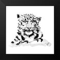 thumbnail image 2 of Billinghurst, Marina 15x15 Black Modern Framed Museum Art Print Titled - Snow Leopard, 2 of 5