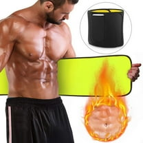Waist Trainer Belt, Promotes Sweat Wrap Exercise Belt Women Men Fitness Workout Belt Abdominal Trainers, Back Support with Pocket for Cell Phone