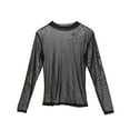 thumbnail image 4 of Fashion Women Ladies Sheer Mesh Fish Net Long Sleeve See-through Tops, 4 of 4