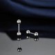 thumbnail image 2 of 5PCS Nose Ring Fashion Punk Barbell Men Stud Earrings with Ball Helix Piercing Cartilage Earring Women, 2 of 5