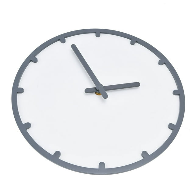 Round Clock, Wall Clock Density Board Mute For Shop For Cafe For Home For Bar