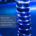 thumbnail image 2 of LED Rope Lights Battery Operated, 39ft 100 LEDs Outdoor/Indoor Waterproof Fairy Lights 8 Modes Dimmable/Timer with Remote Control for Christmas Camping Party Garden Holiday Decoration ,Blue, 2 of 8