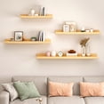 thumbnail image 3 of Primegos Modern Wall Mounted Storage Rack Strong Load-bearing Simple Installation Bathroom Floating Shelves Display Organizer, 3 of 7