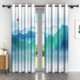 thumbnail image 5 of LFEEY Landscape Painting Blackout Curtains, Bedroom/Living Room Window Decorative Shades Drapes, 42x63 inches, Set of 2, 5 of 6
