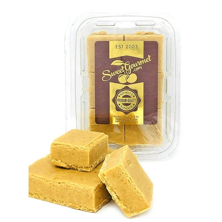 Fat Free Fudge - SweetGourmet Premium Sugar Free Peanut Butter Fudge | Diabetic Safe, Sucralose | Low Net Carbs | 12 oz Box