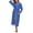 Azure, variant on ANLIQI Women's 100% Cotton Robes Lightweight Long Bathrobe Kimono Robe for Women Soft Loungewear with Pockets (Light Blue,Small)
