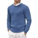 thumbnail image 2 of Jersey de cuello redondo de punto para hombre: manga larga ajustada, color liso floral, poliéster, estampado 3D, ropa informal y de fiesta., 2 of 3