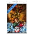 thumbnail image 3 of Demon Slayer: Infinity Castle (2025) - Group Key Art Wall Poster with Magnetic Frame, 22.375" x 34", 3 of 5