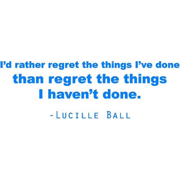 Vinyl Wall Decal: Lucille Ball Vinyl Wall Decal | Home Decor | Inspirational Quote 20"x6" [DS22]