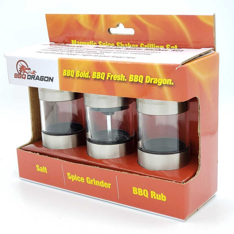 3 Piece Magnetic Grilling Spice Set 
