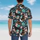 thumbnail image 4 of Balery Rottweiler Camisas hawaianas de manga corta para hombre, camisas playeras de corte holgado, camisas de vacaciones con botones,Small, 4 of 7