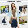 thumbnail image 5 of Cute Backpacks for School Bookbag for Teenagers, School Backpack for Teens Book Bags School Bag for Women Men, Aesthetic Backpacks for Teens High School College Backpack Laptop Casual Daypack Blue, 5 of 10