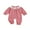 Red, variant on BemeyourBBs Baby Girl Plaid Romper Somcked Round Neck Long Sleeve Bubble Jumpsuit