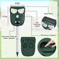 thumbnail image 4 of AMIAEDU Solar-Powered Animal Repeller, Outdoor Ultrasonic/LED Deer Repellent Device with Motion Detection for Lawns & Gardens, 33 ft Range, 4 of 7