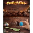 thumbnail image 3 of ddioayh Silicone Chocolate Molds Food Grade Non Stick Easter Egg Shaped 24 Cavity Baking Molds 3 Pack for Chocolate Candy Jelly Cube-Shape-Decor, 3 of 8