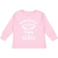 thumbnail image 3 of Inktastic Handpicked for Earth By My Pappy in Heaven with Angel Wings Boys or Girls Long Sleeve Toddler T-Shirt, 3 of 5