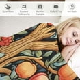thumbnail image 3 of JEUXUS Excellent Hand Feel Tree Flannel Blanket (Universal 1) White, 3 of 6