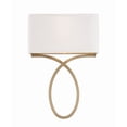 thumbnail image 2 of BRK-A3702-VG Crystorama Lighting Brinkley - 2 Light Wall Mount-Vibrant Gold Finish, 2 of 11