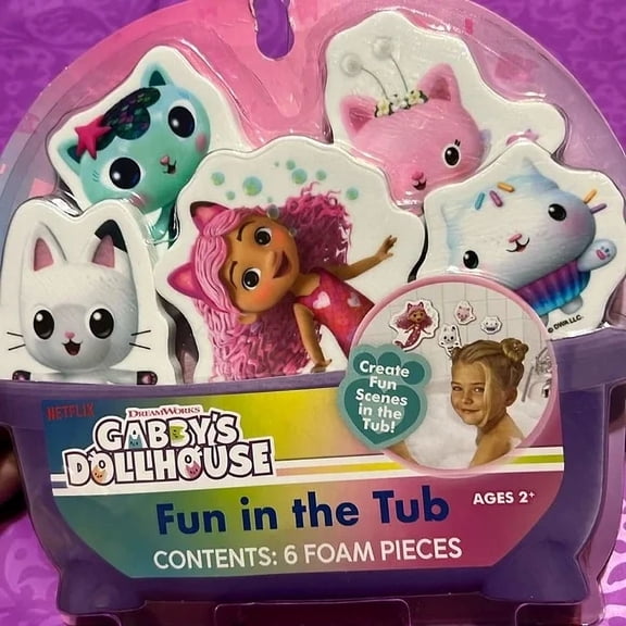 Gabby's Dollhouse Fun In The Tub Play Set