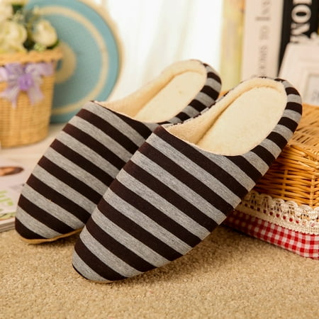 

Slippers for women Man s Warm Home Plush Soft Slippers Anti-slip Winter Floor Bedroom Shoes