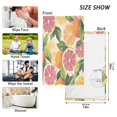 thumbnail image 6 of Yayeee 2 Pack Hand Towels for Bathroom 100% Cotton 16" x 28" Soft Absorbent Kitchen Towel, Citrus Leaves, 6 of 7