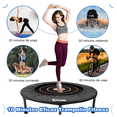 thumbnail image 5 of Trampolín Bloosom  Brincolín Para Aeróbicos Fitness Ejercicio Jumping Negro y rosa, 5 of 5