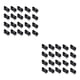 thumbnail image 4 of Speravity Clips metálicos para guardabarros de 100 bolsas, sujetadores fuertes y confiables, sujetadores para modificación de automóviles, Negro 100 piezas 2piezas, 4 of 4