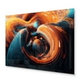 thumbnail image 2 of Designart "Artistic Fluidity Liquid Expression III" Abstract Liquid Ink Metal Wall Decor, 2 of 5