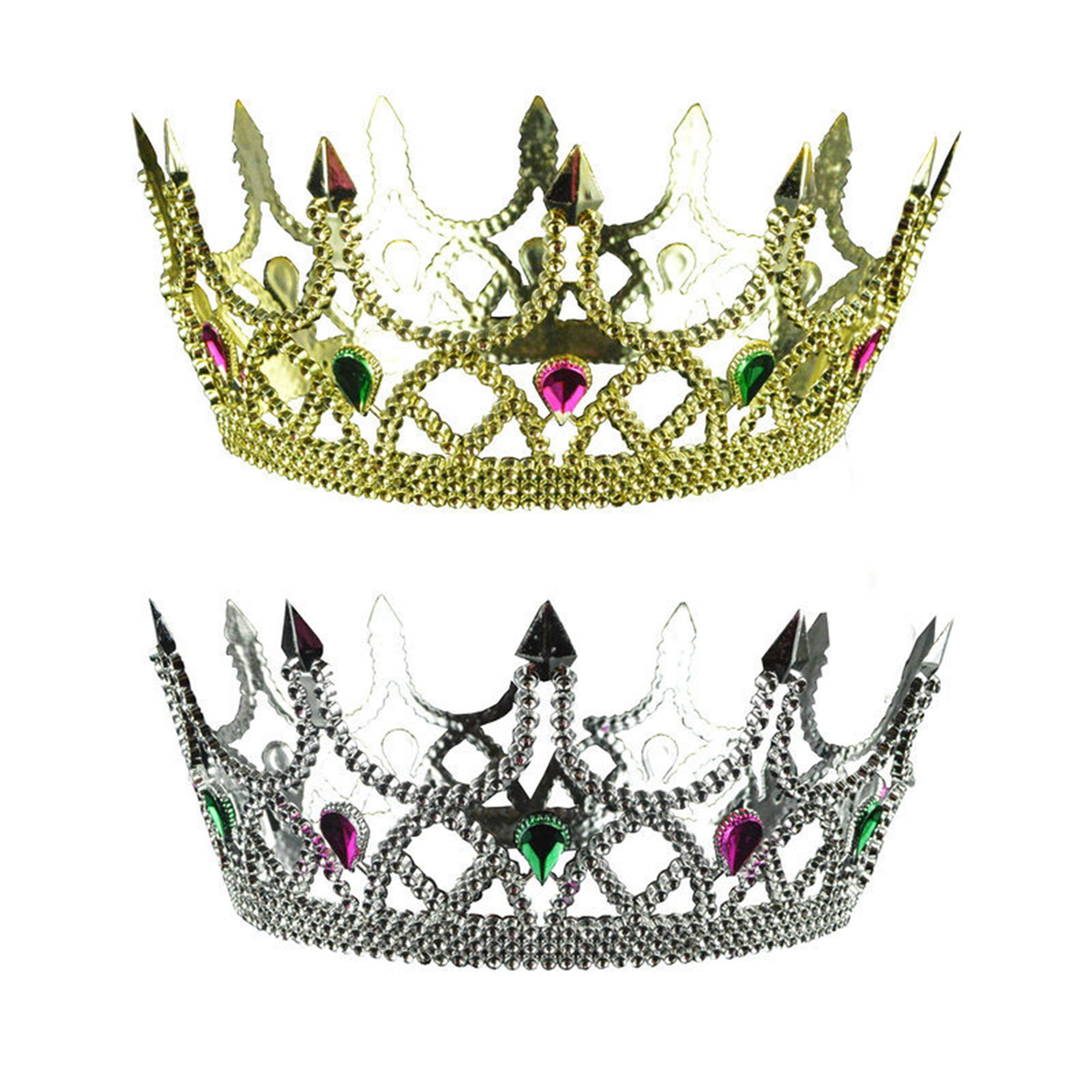 Kid’s Vintage King Crowns, Medieval Royal Party Crowns Tiaras