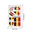 thumbnail image 2 of Disposable Football Match Flag Temporary Tattoos, 2 of 4