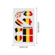 thumbnail image 2 of Disposable Football Match Flag Temporary Tattoos, 2 of 4