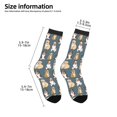 thumbnail image 2 of Honeii Cartoon Bulldog 1 Print Children's Colorful Socks,Unisex Kids and Toddlers' Cushioned Sock,Kids Athletic Crew Socks,for Everyday Wear and Sports, 2 of 5