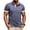 #327-Navy, variant on Ceisia Men's Short Sleeve Turndown Collar Polo Shirt with Solid Color Blocking Button Placket Cotton Blend Stretchy Casual Top Dark Gray Gifts for Father 3X