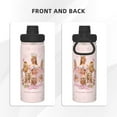thumbnail image 3 of Unisex Sports Insulated Water Bottles, Black Wicked The Musical Kettle Stainless Steel Portable Cup 18oz For School Travel Gym Running, 3 of 8