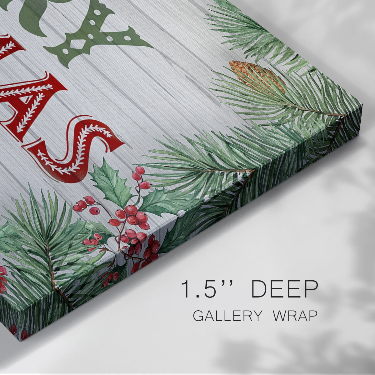 Christmas Greenery- Gallery Wrapped Canvas