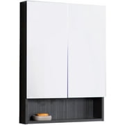 23.5-in. W X 31-in. H Modern Plywood-Melamine Medicine Cabinet In Dawn Grey