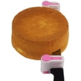 thumbnail image 1 of Rebanadora de pasteles DIY de 2 uds, auxiliar de estratificación, rebanada de pan, corte de tostadas, rebanadora niveladora de 5 capas, herramienta fijadora de cocina Ormromra HMHZ792-2, 1 of 5