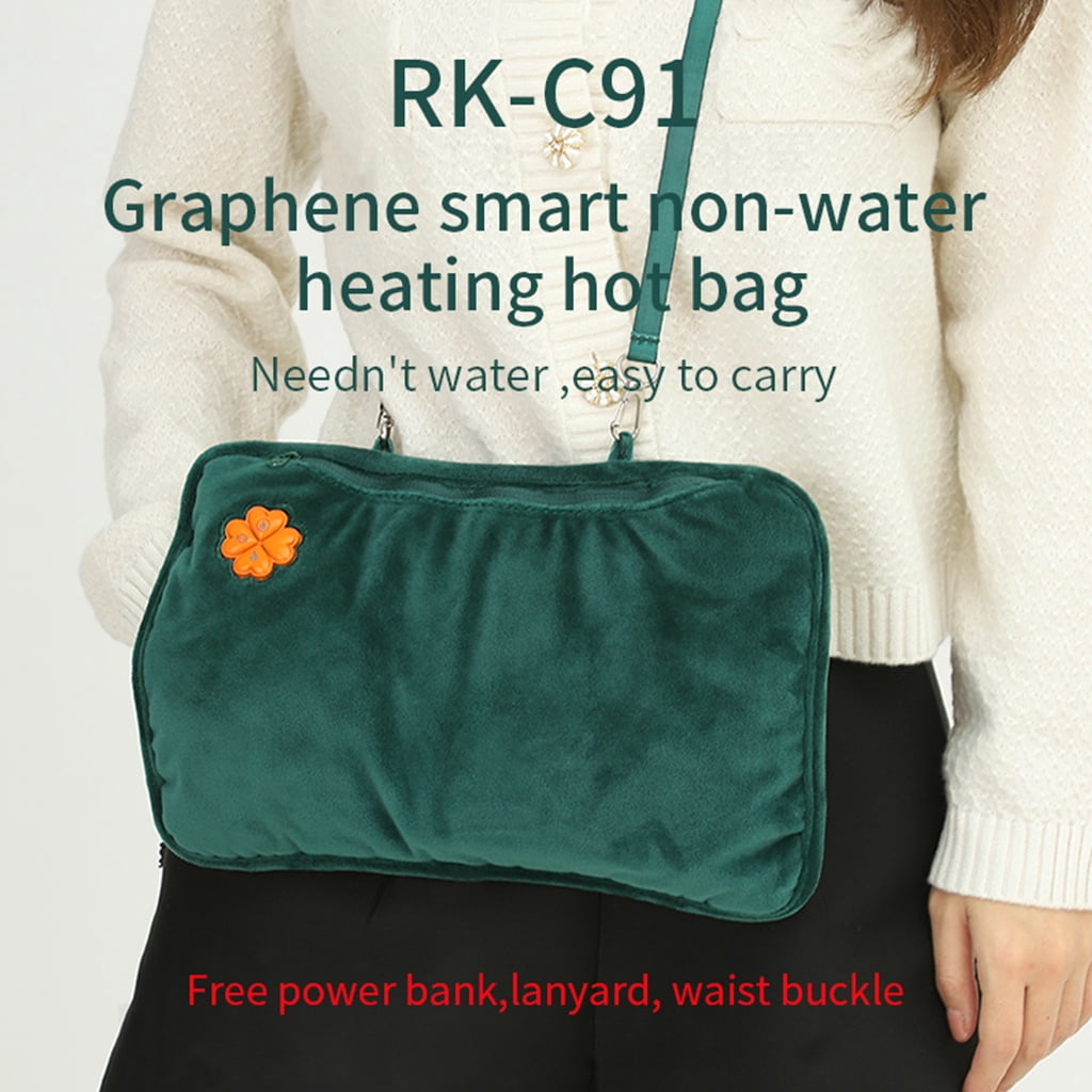 for Smart Electric USB Hand Warmer Portable Rechargeable Heating Winter Foot Body Heater Pad Hot Bag Pillow